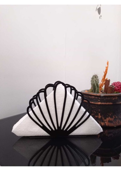 Elite Peçetelik Model Lazer Kesim Metal Dekoratif Siyah 11,5X10X4 cm 1 Adet fırsatları
