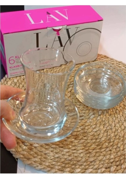Elite Lav Çay Tabağı 6'lı 20020 Klasik 1 Adet
