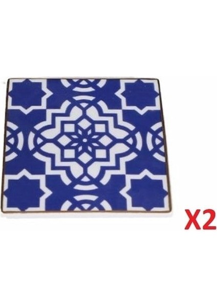 Elite Morocco Mor Bardak Altlığı 10X10CM 2'li 04AP021653 1 Adet