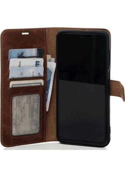 Taba Vivo Y18 Hakiki Deri Cüzdan Kılıf Kapaklı Mıknatıslı Kartlık Bölmeli Cüzdanlı Stand Özellikli fiyatları