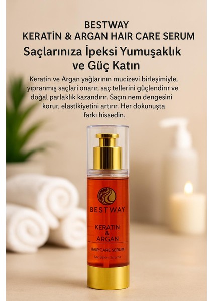 Saç Serumu Keratin ve Argan
