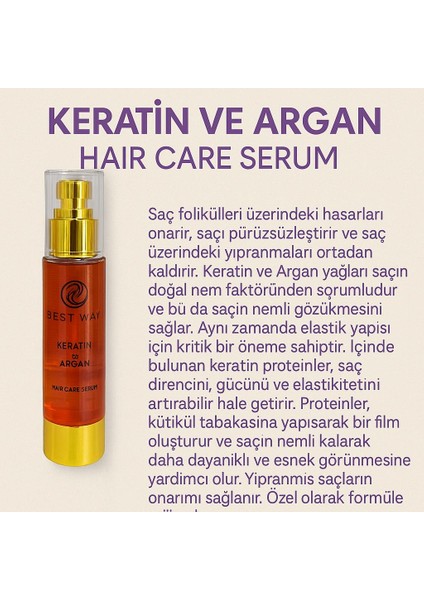 Saç Serumu Keratin ve Argan fiyatları