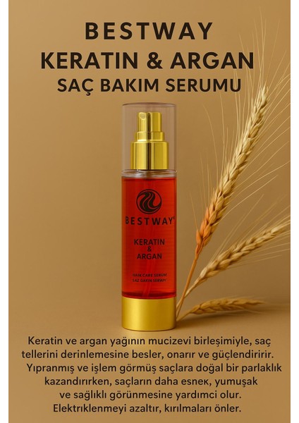 Saç Serumu Keratin ve Argan modelleri