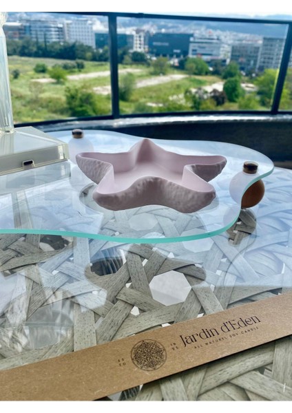 Elite Deniz Kabuğu El Yapımı Pembe Dekoratif Tabak Organizer Tepsi, Beton | Suya Dayanıklı Sunumluk 1 Adet fiyatları
