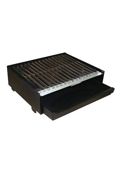 KocheN Şömine Barbekü Içi Mangal Paslanmaz Izgaralı 58 x35x15 cm