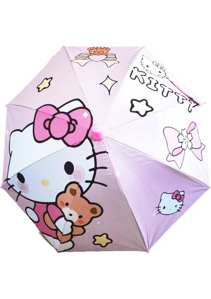 Ilkokul Öğrencileri Için Vinil Çocuk Şemsiyeleri Dijital Baskı Patchwork Desen Sevimli (Yurt Dışından)