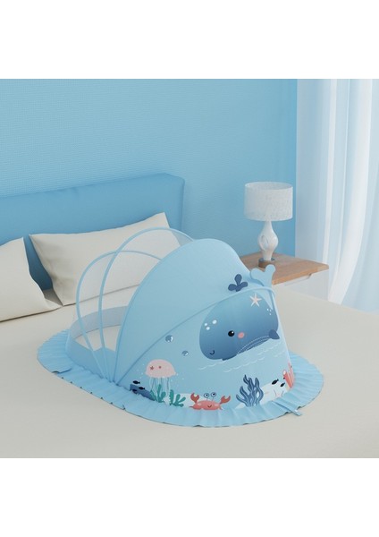 Bebek Cibinlik Örtüsü Tam Kapak Sivrisinek Önleyici Örtü Çocuklar Katlanabilir Kurulum Gerektirmeyen Ev Cibinliği 0-5 Yaş İçin Uygun 125 * 60 * 65 (Yurt Dışından)