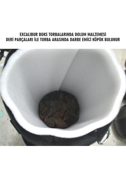 Polystar 80 x 25 Boks Kum Torbası Siyah