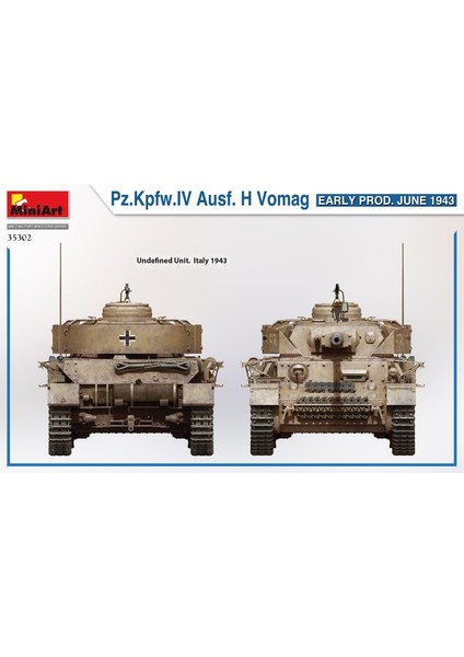 35302 1:35 Pz. Kpfw. Iv Ausf. H Vomag Ilk Üretim (Haziran 1943)