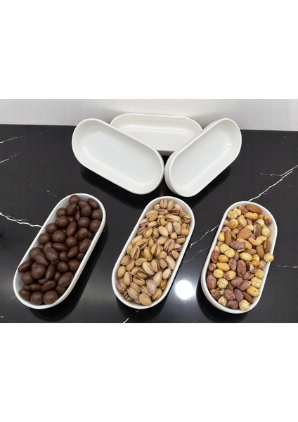 Elite 6'lı Seramik Çerezlik Kahvaltılık Sosluk Meze Tabağı Reçellik Salda 1 Adet fiyatları