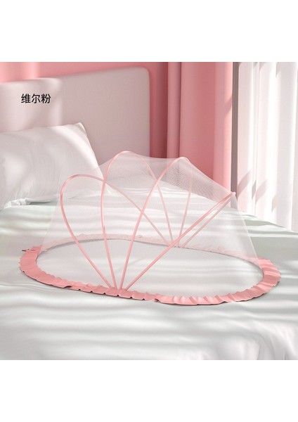 Bebek Cibinlik Örtüsü Tam Kapak Sivrisinek Önleyici Örtü Çocuklar Katlanabilir Kurulum Gerektirmeyen Ev Cibinliği 0-5 Yaş İçin Uygun 125 * 60 * 65 (Yurt Dışından)