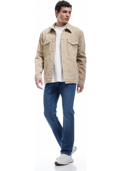 Normal Bel Pamuklu Straight Fit Jean Pantolon - Mark Jean