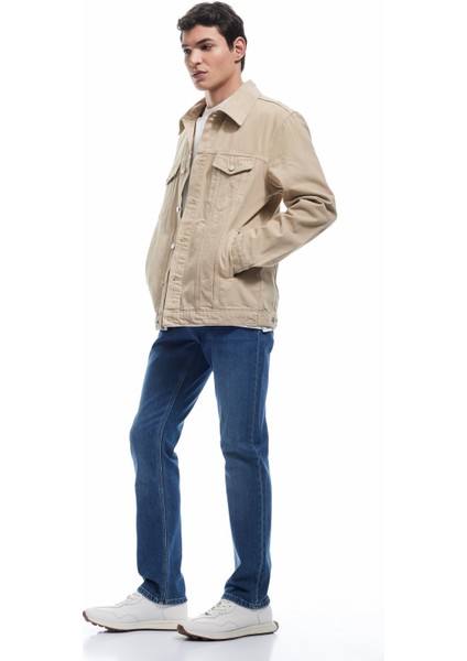 Normal Bel Pamuklu Straight Fit Jean Pantolon - Mark Jean
