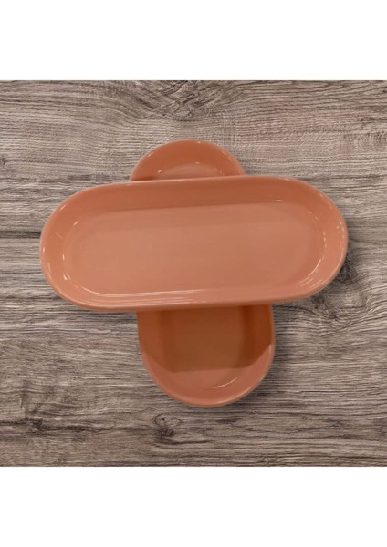 Elite Seramik Oval Peynir Tabağı Çerezlik 1 Adet