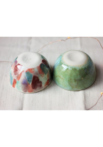 Elite El Yapımı 2li Stoneware Çerezlik - Kahvaltılık Seti 1 Adet