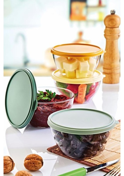 Elite Smart Plastik 4 Lü Kapaklı Set - 2384 1 Adet