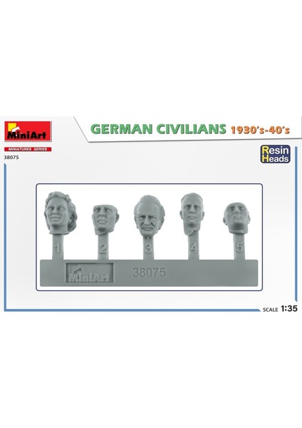 38075 1:35 Alman Sivilleri Reçine BAŞLI(1930-40\'LAR)