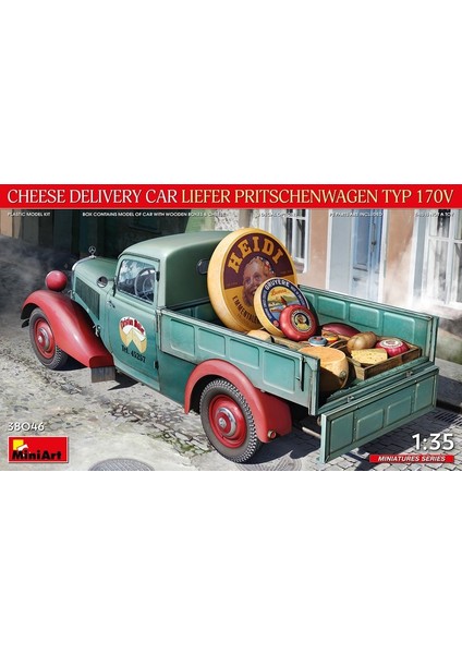 38046 1:35 Peynir Dağıtım Arabası Liefer Pritschenwagen Typ 170V
