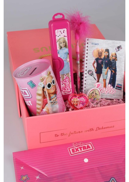Dekomus Ile Barbie Özel Kutulu Lisanslı Full Okul Seti