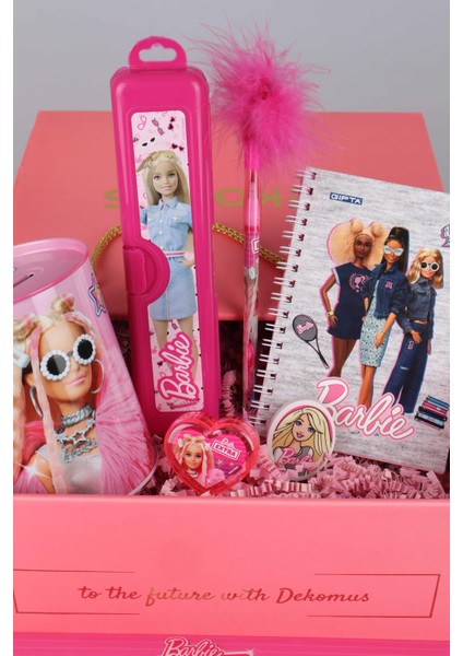 Dekomus Ile Barbie Özel Kutulu Lisanslı Full Okul Seti