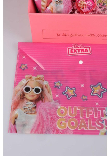 Dekomus Ile Barbie Özel Kutulu Lisanslı Full Okul Seti