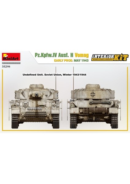 35298 1:35 Pz. Kpfw. Iv Ausf. H Vomag Ilk Üretim Mayıs 1943 Interior Kit fiyatları