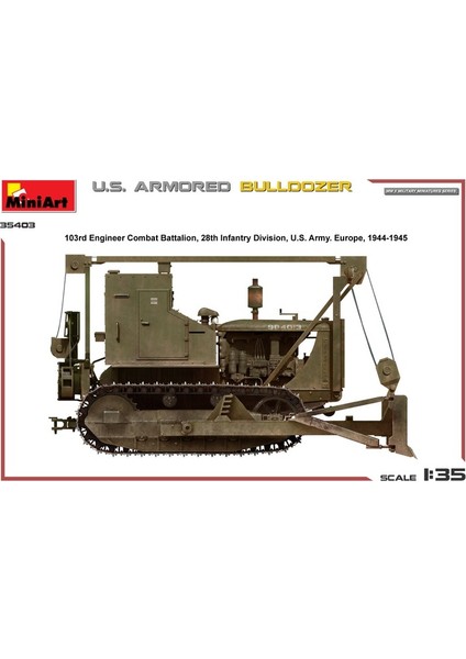 35403 1:35 Amerikan Zırhlı Buldozer indirimleri