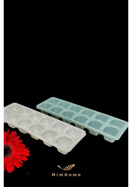 Elite Mimhome Plastik 2 Adet [26X10]CM Coolbox Buz Kalıbı : Etsuyu Tavuksuyu Bulyon Kalıbı 1 Adet