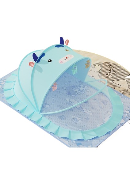 Bebek Çocuk Cibinliği Kurulum Taşınabilir Katlanabilir Sivrisinek Önleyici Kapak Büyük 125 * 65 * 60 0-5 Yaş İçin Uygun (Yurt Dışından)