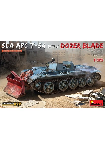 37028 1:35 Dozer Bıçaklı Sla Apc T-54 Interior Kit