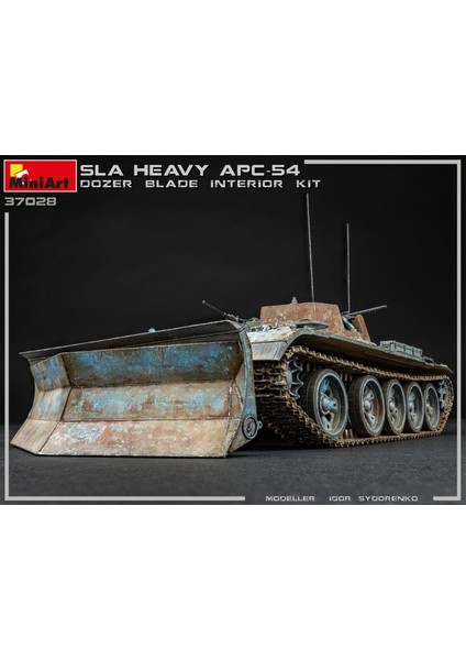 37028 1:35 Dozer Bıçaklı Sla Apc T-54 Interior Kit indirimleri