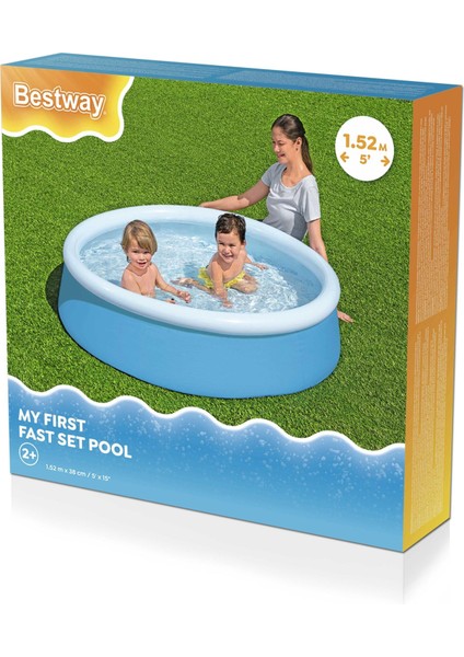 ® 57241 Ilk Havuzum - Fast Set™ Şişme Çocuk Havuzu 1,52 M x 38 cm fırsatları