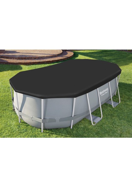 ® 58425 Oval Havuz Örtüsü - 4,27 M x 2,50 M Yerüstü Havuzlar Için