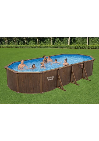 ® 561CW Hydrium™ Çelik Duvarlı Oval Yerüstü Havuz Seti 7,32 M x 3,66 M x 1,32 M