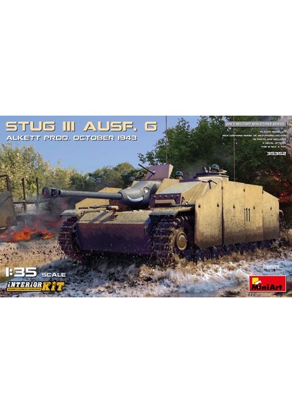 35352 1:35 1:35 Stug Iıı Ausf. G Ekim 1943 Alkett Prod. Interior Kit