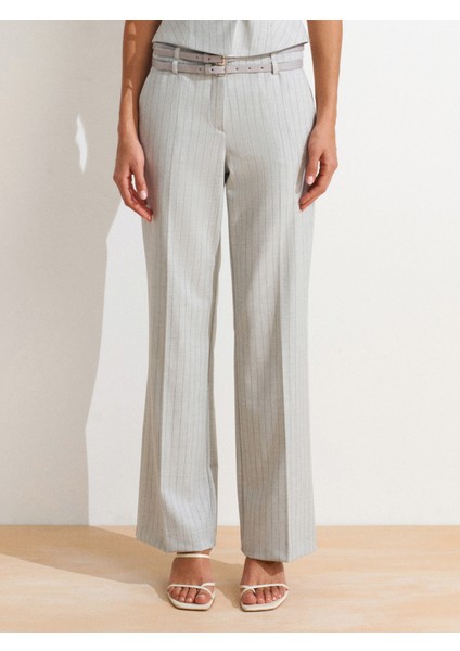 72129 Çift Kemerli Pantolon-Gri modelleri