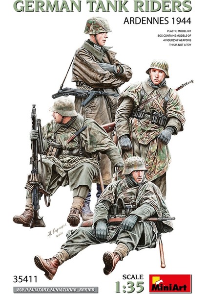 35411 1:35 1:35 Alman Tank Sürücüleri (Ardenler 1944) fırsatları