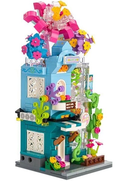 KP28016 Keeppley Grenness Flower Store Blok Seti