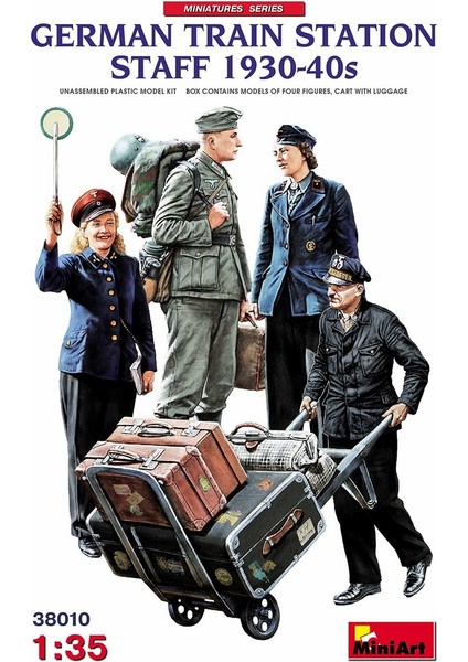 38010 1:35 Alman Tren Istasyonu Görevlisi 1930-40