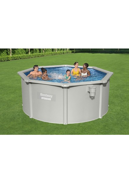 ® 56566 Hydrium™ Çelik Duvarlı Prefabrik Yer Üstü Havuz Seti 3,05M x 1,22 M