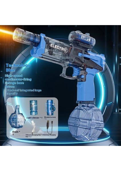 Elektrikli Su Tabancası Büyük Kapasiteli Serin Su Tabancası Çocuk Oyuncakları Göndermek Için Bir Anahtar (Yurt Dışından)