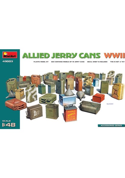 49003 1:48 Müttefik Benzin Bidonları Iı. Dünya Savaşı