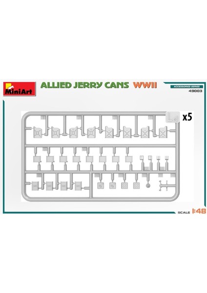 49003 1:48 Müttefik Benzin Bidonları Iı. Dünya Savaşı indirimleri