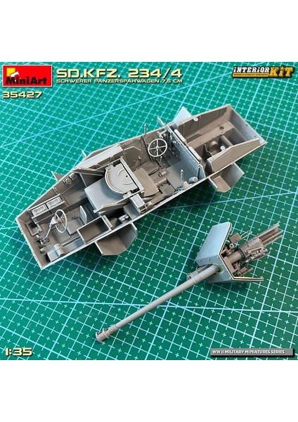 35427 1:35 Sd. Kfz. 234/4 Schwere Panzerspahwagen 7,5 Cm. Interior Kit fırsatları