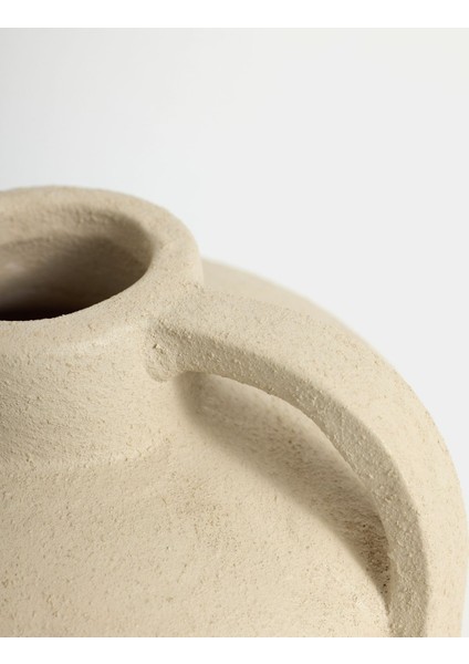 Kulplu Doğal Hasır Örgülü Terakota Vazo indirimleri