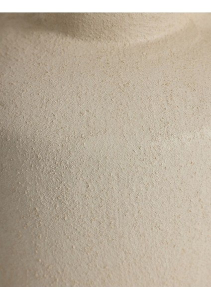 Kulplu Doğal Hasır Örgülü Terakota Vazo