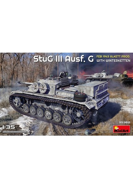 35362 1:35 Stug Iıı Ausf. G Feb 1943 Alkett Prod With Winterketten