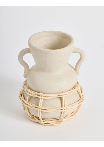 Çömlek Doğal Hasır Örgülü Terakota Vazo fiyatları