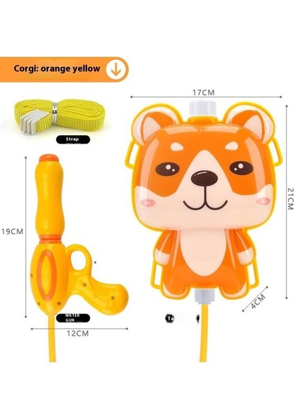 Yeni Büyük Sırt Çantası Su Tabancası Çocuk Oyuncakları Püskürtme Tabancası Pull-Out Yaz Su Oyun Oyuncakları (Yurt Dışından)