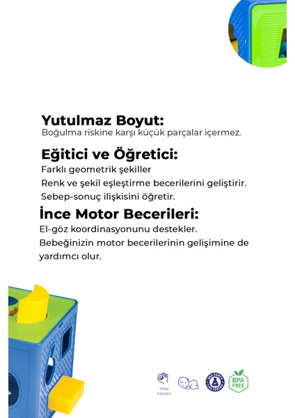 Neşeli Bul-Tak Küp, Çocuk Gelişiminde Etkili, AE-1210 modelleri